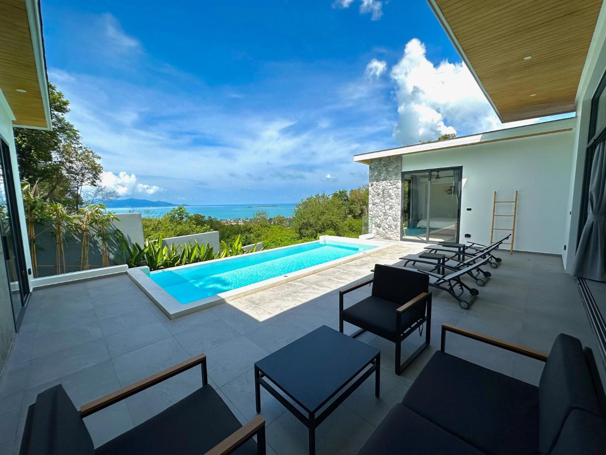Baan Saint-Tropez Seaview Villa Ko Samui Private Villa Bophut Exterior foto